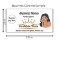 Rondy Royalty Business Card - Horizontal Advertisement